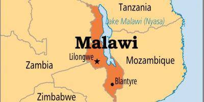 Քարտեզ лилонгве Մալավի